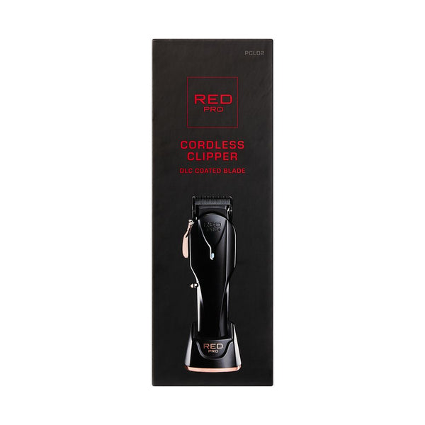 KISS - RED PRO CORDLESS CLIPPER MATT BLACK