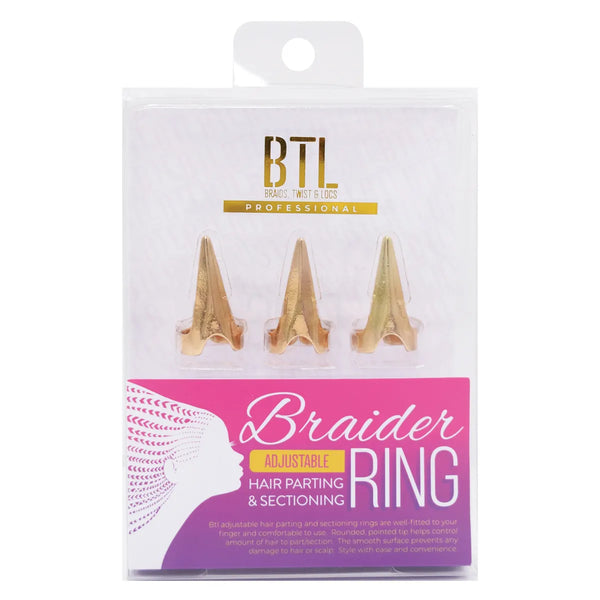 MAGIC COLLECTION - BTL Braider Hair Parting & Sectioning Ring Short GOLD