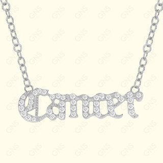 GNS - Silver Cancer Necklace (ZODIAC06S)