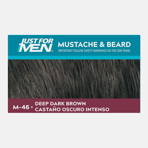 JUST FOR MEN - Mustache & Beard M-46 DEEP DARK BROWN