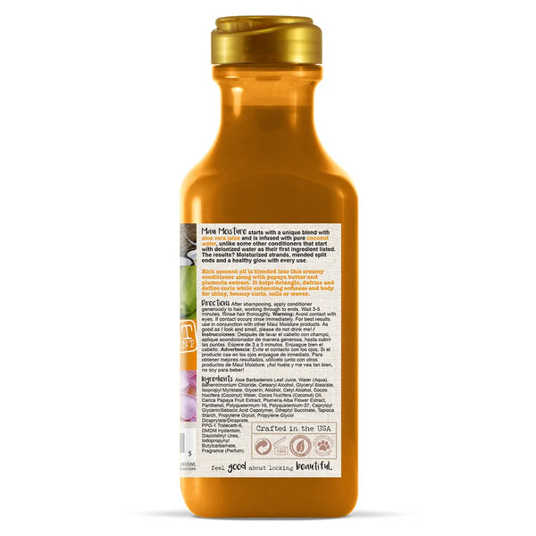 MAUI MOISTURE - Curl Quench  + Coconut Oil Conditioner