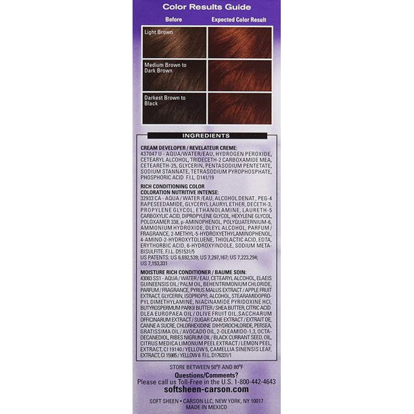 SoftSheen Carson - Dark & Lovely Fade Resist Permanent Hair Dye Kit #376 (RED HOT RHYTHM)