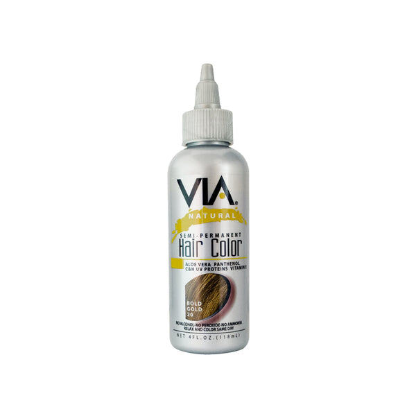 VIA - Natural Semi-Permanent Hair Color BOLD GOLD 20