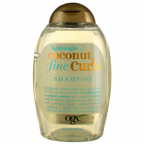 sporadisk afslappet Centimeter OGX - Lightweight Coconut Fine Curls Shampoo | Zoe Beauty Supply