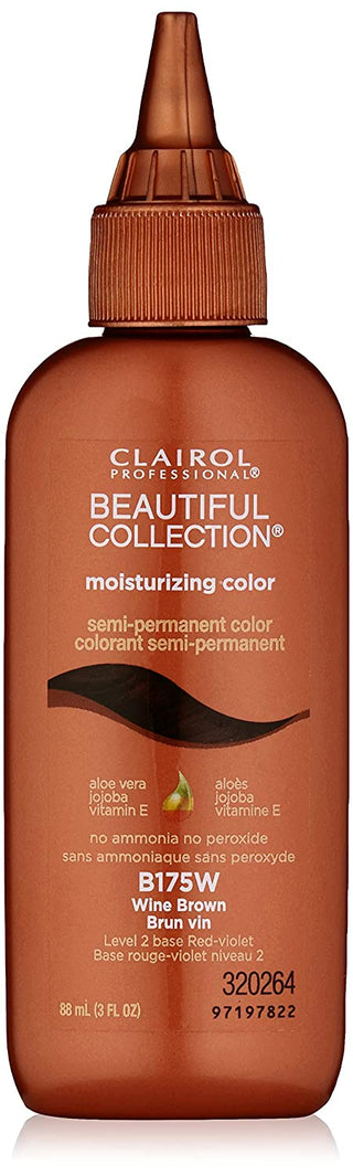 Buy b175w-wine-brown CLAIROL - Beautiful Collection Moisturizing Color
