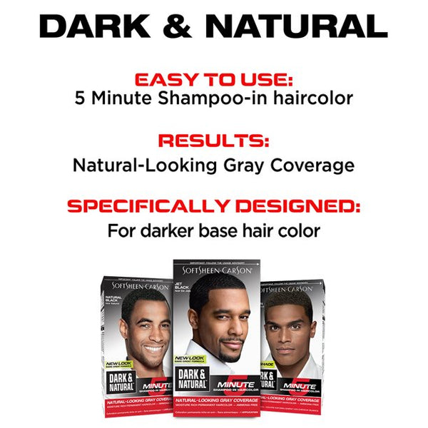 SoftSheen Carson - Dark & Natural 5 Minute Shampoo-In Hair Color NATURAL BLACK