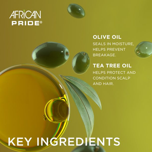 African Pride - Olive Miracle Super Hold & Smooth Edges