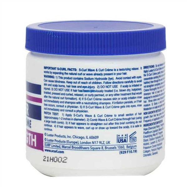 Scurl - Texturizer Wave & Curl Creme Maximum Strength