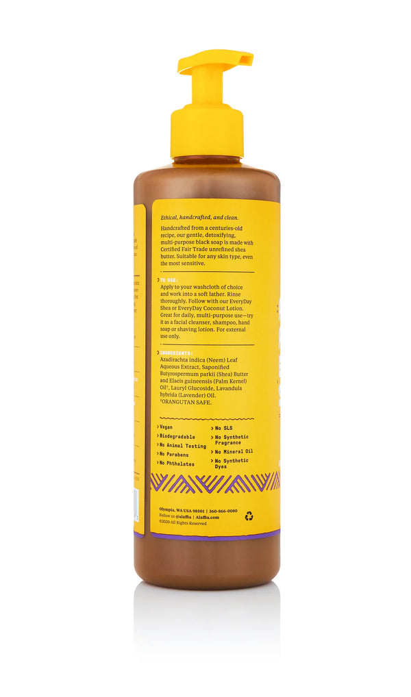 ALAFFIA - Authentic African Black Soap Wild Lavender