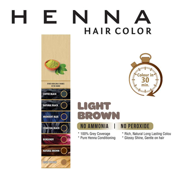 Jimy - Henna Hair Colour Kit (LIGHT BROWN)