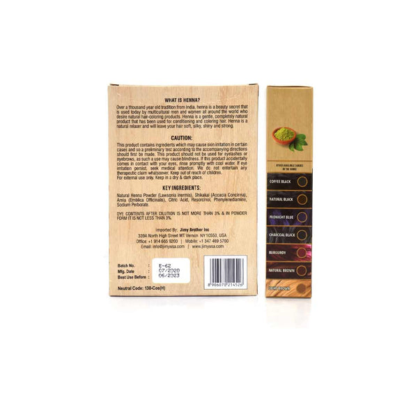 Jimy - Henna Hair Colour Kit (COFFEE BLACK)
