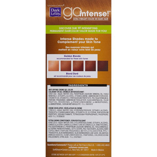 SoftSheen Carson - Dark & Lovely Go Intense! #10 GOLDEN BLONDE
