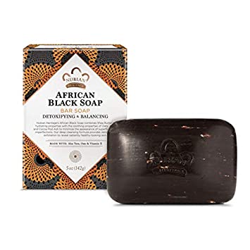 NUBIAN - African Black Soap Bar Soap Detoxifying & Balancing