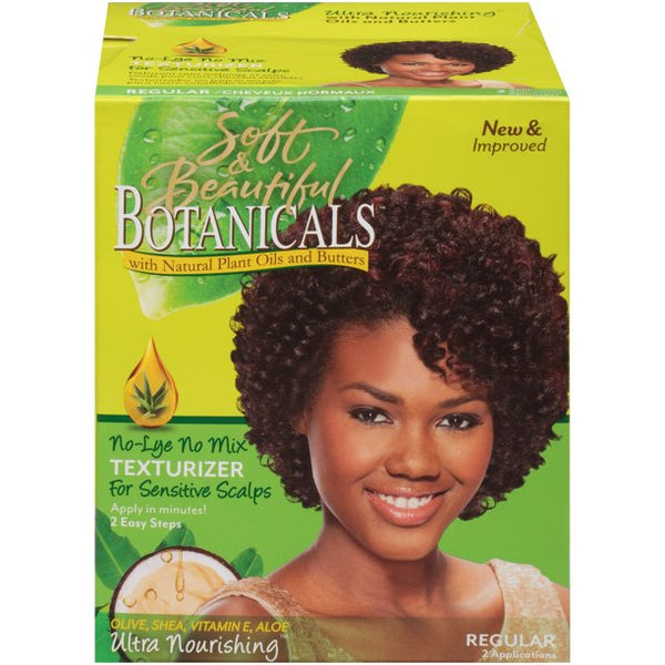 Soft & Beautiful - Botanicals No-Lye No Mix Texturizer For Sensitive Scalps REGULAR