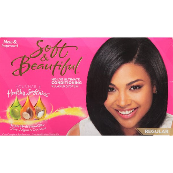 Soft & Beautiful - No-Lye Ultimate Conditioning Relaxer System REGULAR