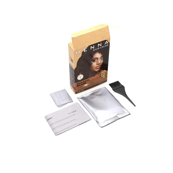 Jimy - Henna Hair Colour Kit (NATURAL BLACK)