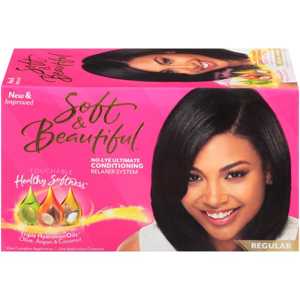 Soft & Beautiful - No-Lye Ultimate Conditioning Relaxer System REGULAR