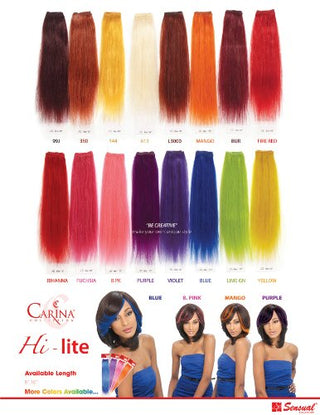 SENSUAL - Human Hair HI-LITE Hair Piece 8" (HUMAN HAIR)