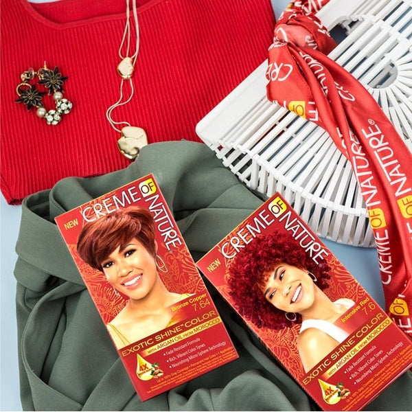 Creme Of Nature - Exotic Shine Color 7.6 INTENSIVE RED