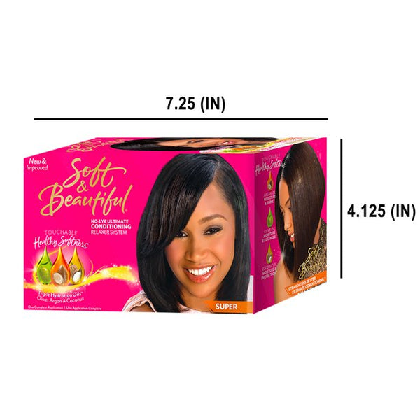 Soft & Beautiful - No-Lye Ultimate Conditioning Relaxer System SUPER