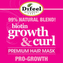 Difeel - Growth & Curl Biotin Hair Mask