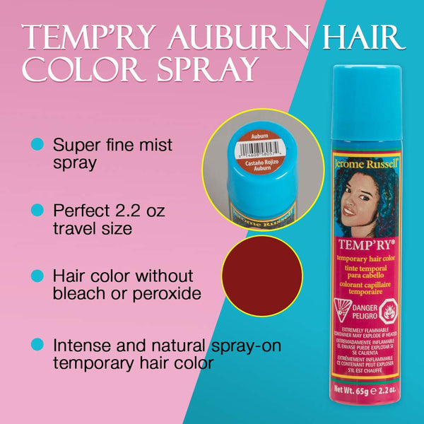 Jerome Russell - Temporary Hair Color AUBURN
