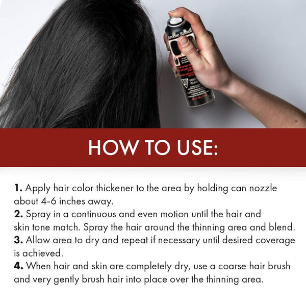 Jerome Russell - Spray On Hair Color Thickener