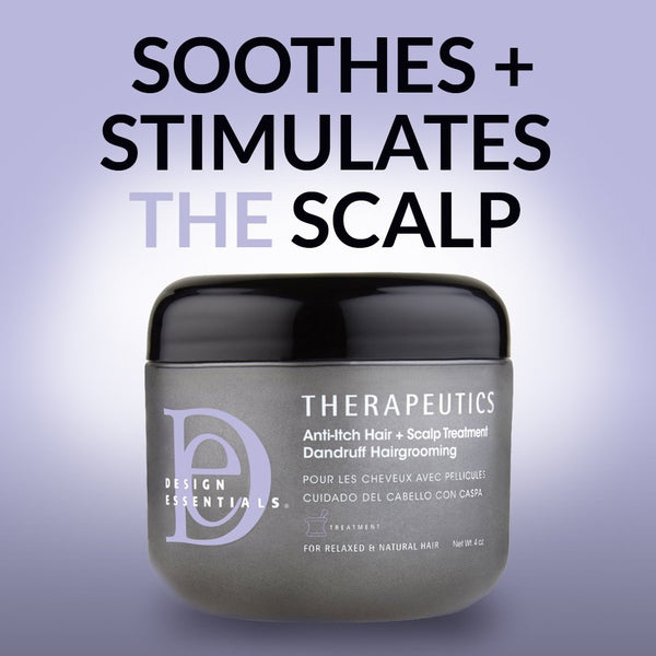 DESIGN ESSENTIALS - Peppermint & Aloe Therapeutics Anti-Itch Hair & Scalp Treatment