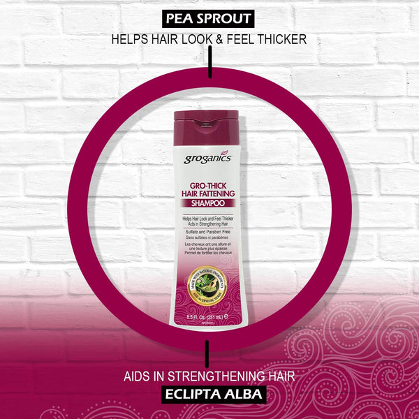 Groganics - Gro-Thick Hair Fattening Shampoo