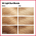 REVLON - COLORSILK Beautiful Color Permanent Hair Dye Kit 95 LIGHT SUN BLONDE
