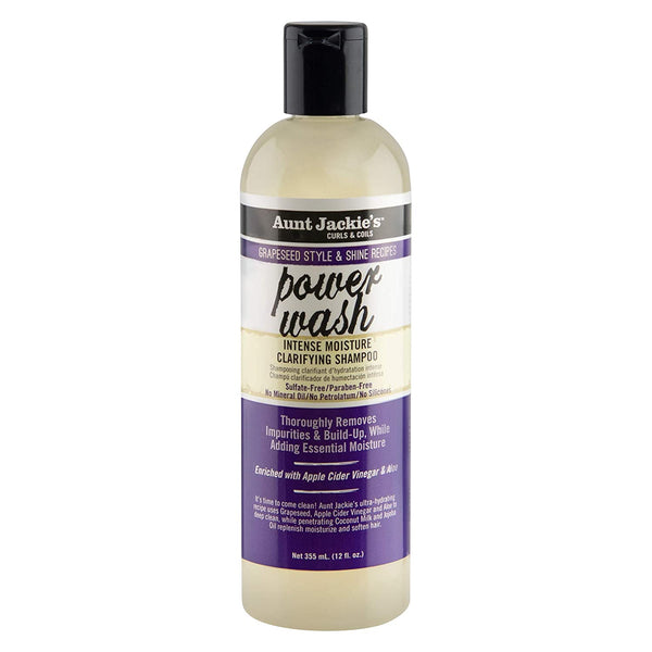 Aunt Jackie's - Grapeseed Power Wash Intense Moisture Clarifying Shampoo