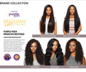 OUTRE - HH PURPLE PACK BRAZILIAN BOUTIQUE-VIRGIN SLEEK PRESSED 18"20"22" (BLENDED)
