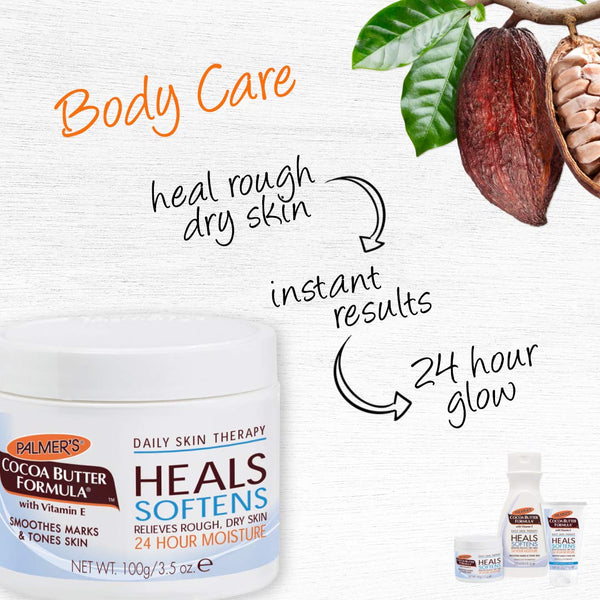 PALMER'S - Cocoa Butter Daily Skin Therapy Heals Softens Solid Lotion Jar