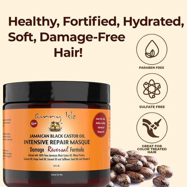 Sunny Isle - Jamaican Black Castor Oil Intensive Repair Masque