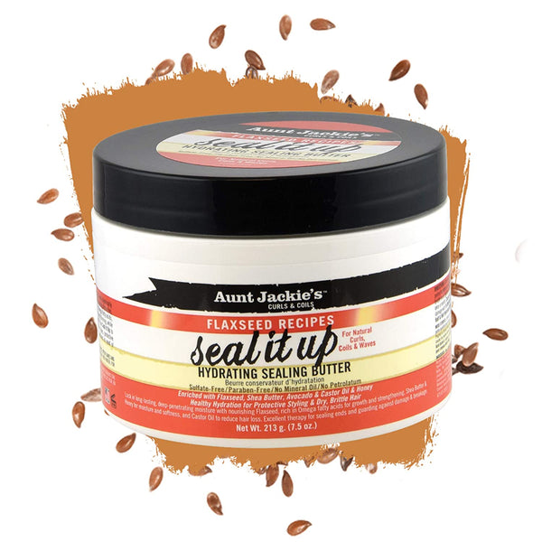Aunt Jackie's - Flaxseed Recipes Seal It Up Hydrating Sealing Butter