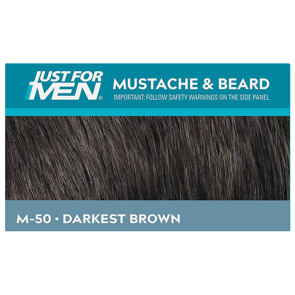 JUST FOR MEN - Mustache & Beard M-50 DARKEST BROWN