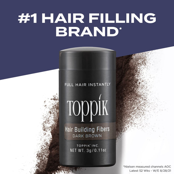 TOPPIK - Hair Building Fiber DARK BROWN