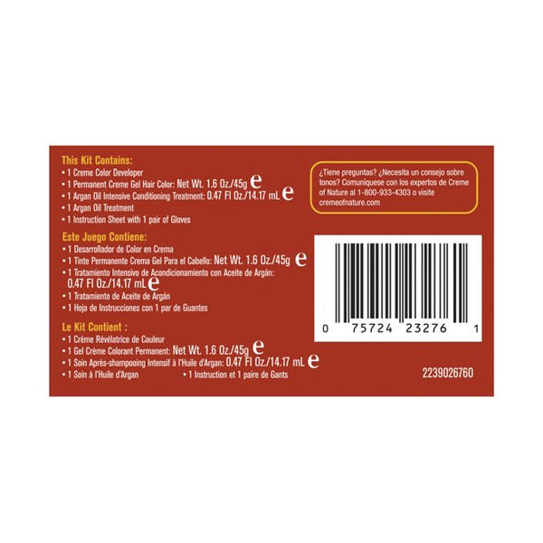 Creme Of Nature - Exotic Shine Color 7.6 INTENSIVE RED