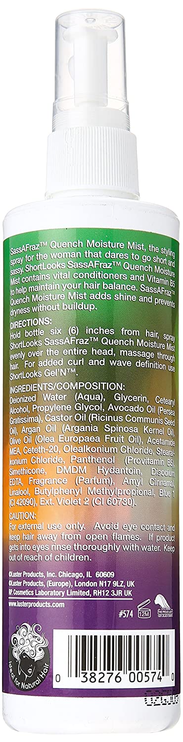 Luster's - Pink ShortLooks SassAFraz Quench Moisture Mist