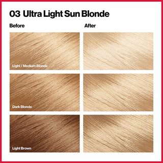 REVLON - COLORSILK Beautiful Color Permanent Hair Dye Kit 03 ULTRA LIGHT SUN BLONDE