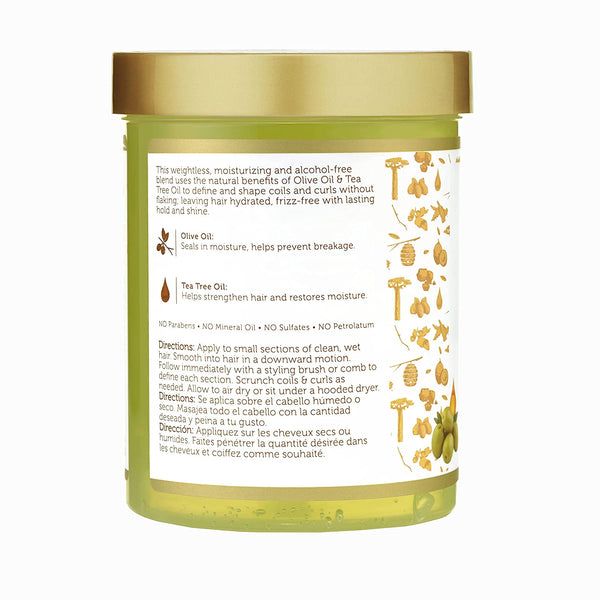 African Pride - Moisture Miracle Olive Oil & Tea Tree Oil Max Hold Styling Gel