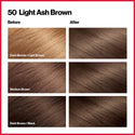 REVLON - COLORSILK Beautiful Color Permanent Hair Dye Kit 50 LIGHT ASH BROWN
