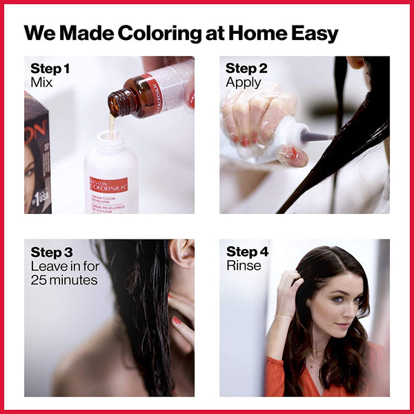 REVLON - COLORSILK Beautiful Color Permanent Hair Dye Kit 81 LIGHT BLONDE