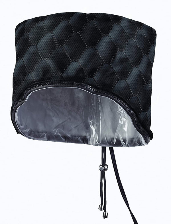 ANNIE - Hot & Hotter 3 In 1 Professional Washable Conditioning Heat Cap Black