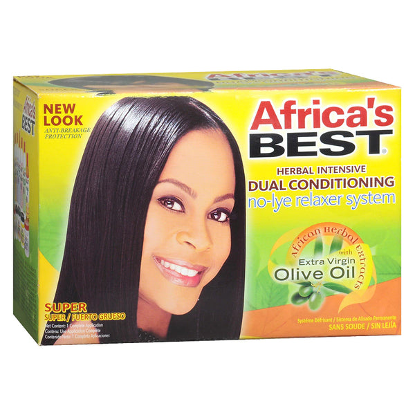 Africa's Best - Herbal Intensive Dual Conditioning No-Lye Relaxer System SUPER