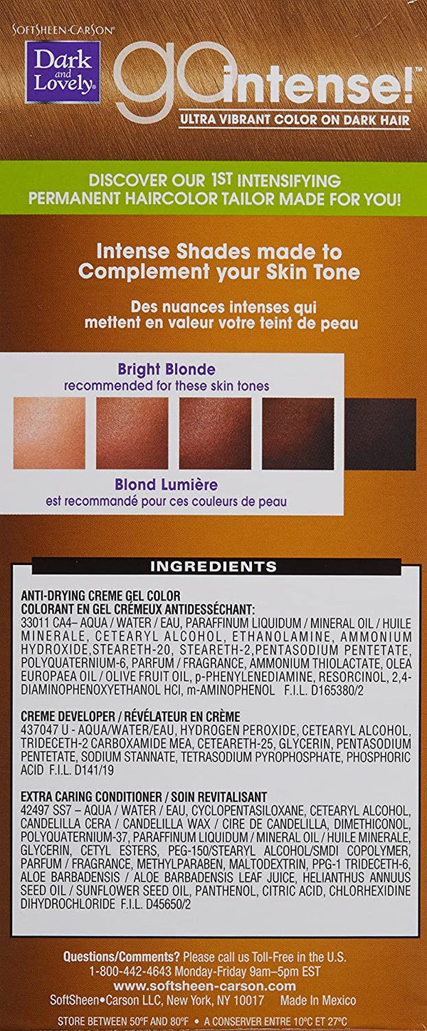 SoftSheen Carson - Dark & Lovely Go Intense! #11 BRIGHT BLONDE