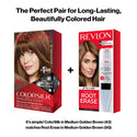 REVLON - COLORSILK Beautiful Color Permanent Hair Dye Kit 43 MEDIUM GOLDEN BROWN