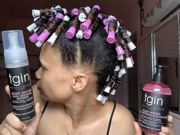 tgin - Rose Water Curl Defining Styling Gel