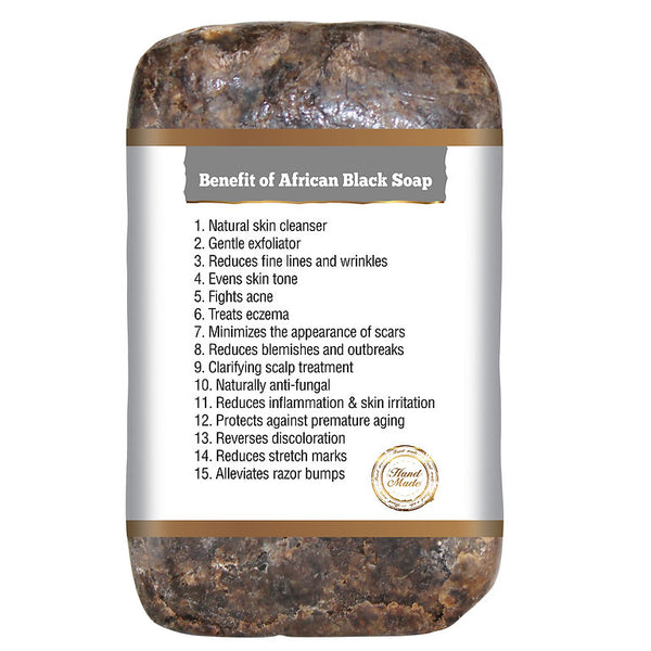 It's Pure Natural - Premium Quality 100% Natural African Black Soap Coconut Oil