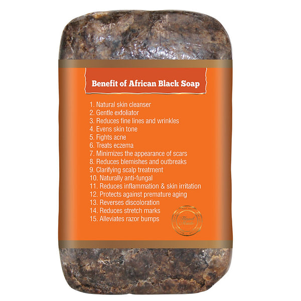 It's Pure Natural - 100% Natural African Black Soap Extra Rich Shea Butter